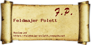 Feldmajer Polett névjegykártya
